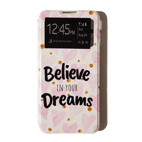 Funda Libro Believe In Your Dreams Huawei Y7 2019