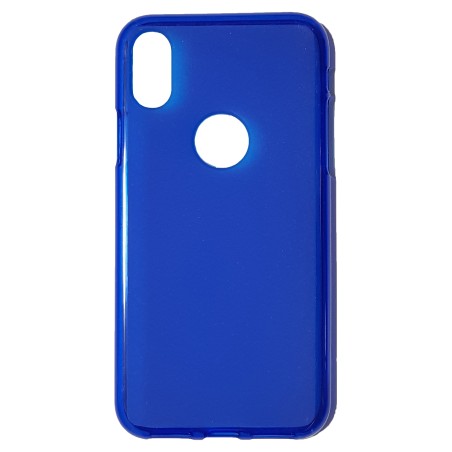 Funda Gel Basic Azul iPhone X/XS