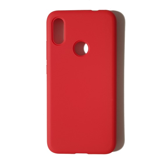 Funda Gel Tacto Silicona Roja Xiaomi Redmi Note7