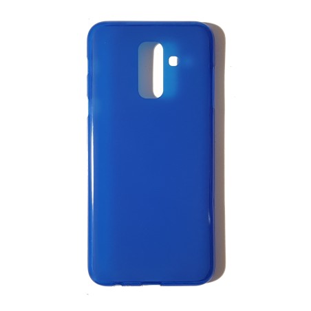 Funda Gel Basic Azul Samsung Galaxy A6 Plus