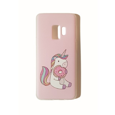 Funda Gel Basic Unicornio Donut Samsung Galaxy S9