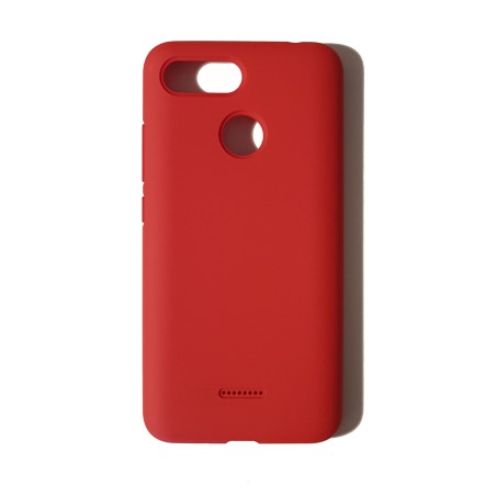 Funda Gel Tacto Silicona Roja Xiaomi Redmi 6 / 6A