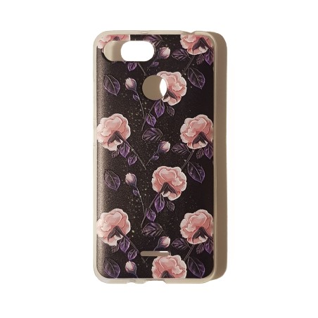 Funda Gel Basic Flores Rosas Xiaomi Redmi 6 / 6A