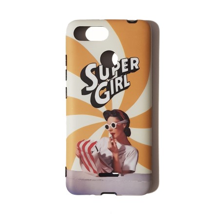 Funda Gel Premium Super Girl Retro Xiaomi Redmi 6 / 6A