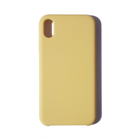 Carcasa Tacto Silicona Amarilla iPhone XR