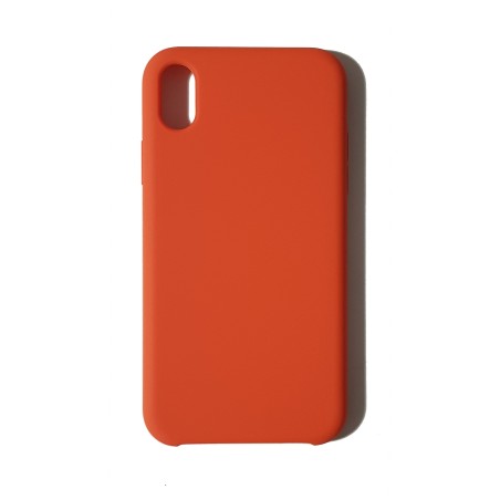 Carcasa Tacto Silicona Roja Anaranjado iPhone XR