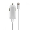 Cargador Coche Ksix USB Made for iPhone 18W 3A  + Cable USB Tipo C - Lightning