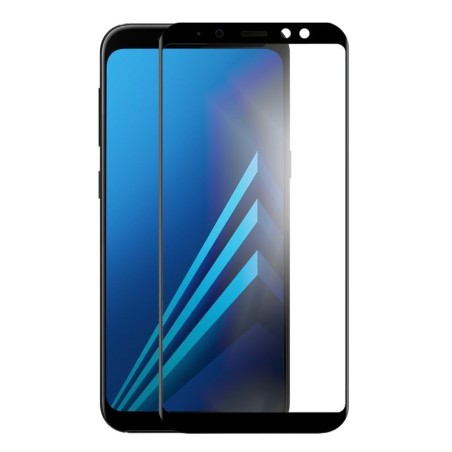 Protector Pantalla Full 3D Negro Cristal Templado Samsung Galaxy A5 / A8 2018