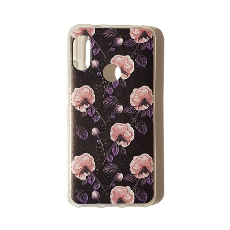 Funda Gel Basic Flores Rosas Xiaomi Mi A2 Lite / Mi6 Pro