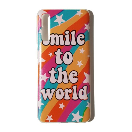 Funda Gel Basic Smile To The World Samsung Galaxy A30s / A50