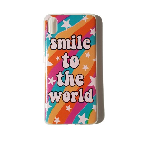 Funda Gel Basic Smile To The World Xiaomi Redmi 7A