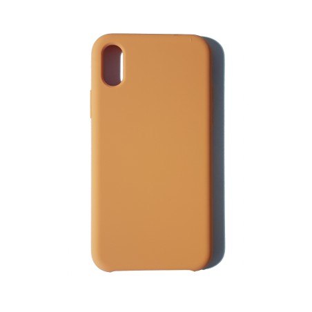 Carcasa Tacto Silicona Naranja iPhone X/XS