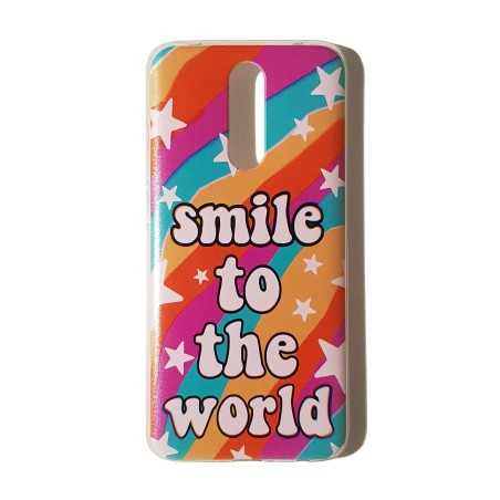 Funda Gel Basic Smile To The World Xiaomi Redmi 8 / 8A