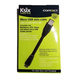 Cable de Datos Ksix MicroUSB 14cm