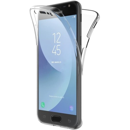 Funda Doble Cara 360º Blanda Transparente Samsung Galaxy J3 2017