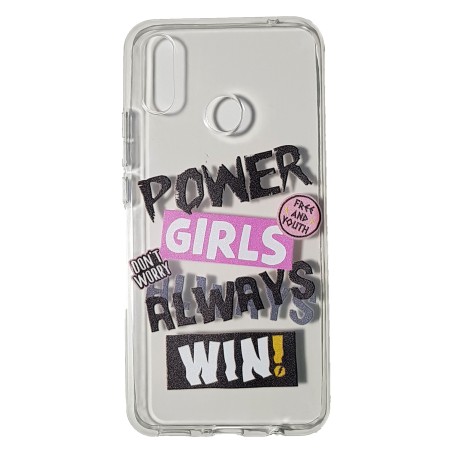 Funda Gel Basic Power Girls... Transparente Huawei P Smart Plus / Nova 3i