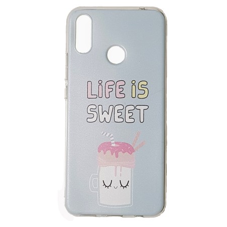 Funda Gel Basic Life Is Sweet Huawei P Smart Plus / Nova 3i