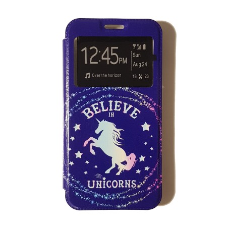 Funda Libro Believe In Unicorns iPhone XR