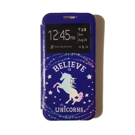 Funda Libro Believe In Unicorns iPhone X / XS