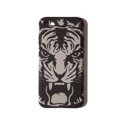 Funda Gel Premium Tigre Fondo Negro iPhone 7 / iPhone 8 / iPhone SE 2020