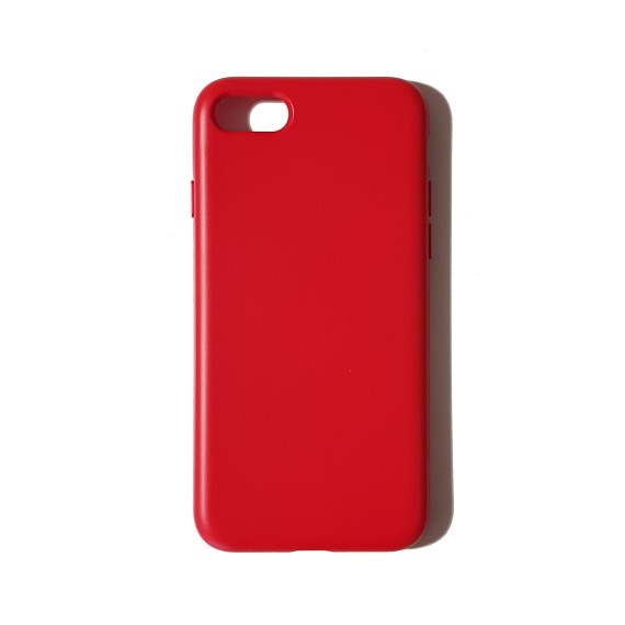 Cool Funda Silicona Rojo para iPhone 7 Plus / iPhone 8 Plus
