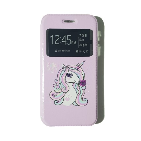 Funda Libro Unicornio Rosa iPhone 7/8 Plus