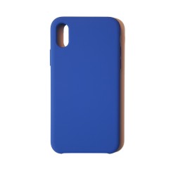 Carcasa Tacto Silicona Azul2 iPhone X/XS