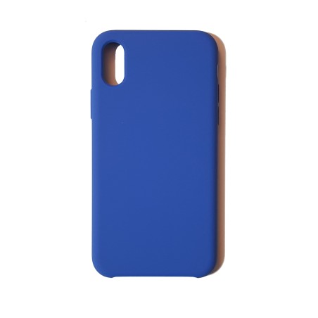 Carcasa Tacto Silicona Azul2 iPhone X/XS