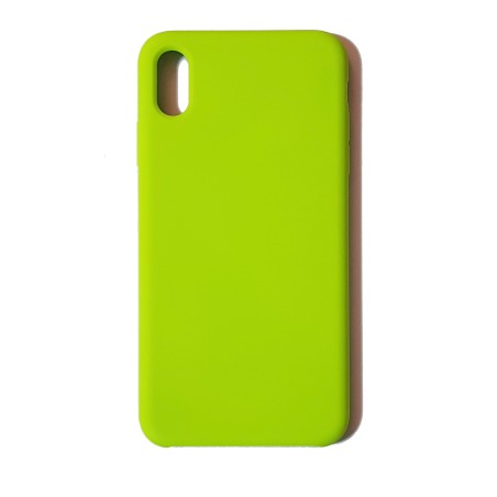 Carcasa Tacto Silicona Verde iPhone XS Max