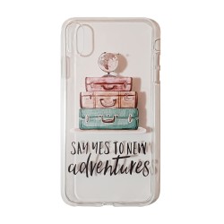Funda Gel Basic Say Yes To New... Transparente iPhone XS Max