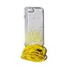 Carcasa Reforzada Transparente Purpu + Colgante Amarillo iPhone 7 / iPhone 8 / iPhone SE 2020