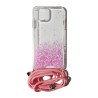 Carcasa Reforzada Transparente Purpu + Colgante Rosa iPhone 11 Pro Max