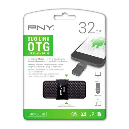 Memoria PNY Duo - Link USB 3.0 MicroUSB 32GB