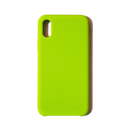 Carcasa Tacto Silicona Verde iPhone X/XS