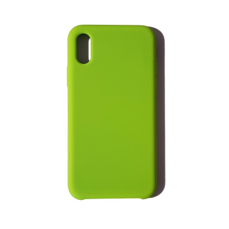 Carcasa Tacto Silicona Verde2 iPhone X/XS