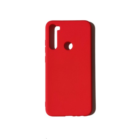 Funda Gel Tacto Silicona Roja Xiaomi Redmi Note8