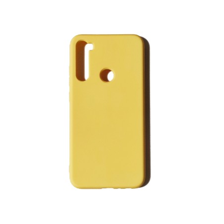 Funda Gel Tacto Silicona Amarilla Xiaomi Redmi Note8