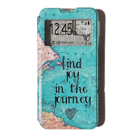 Funda Libro Find Joy In The Journey Huawei P40 Lite