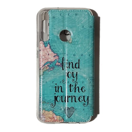 Funda Libro Find Joy In The Journey Huawei P40 Lite E / Y7P