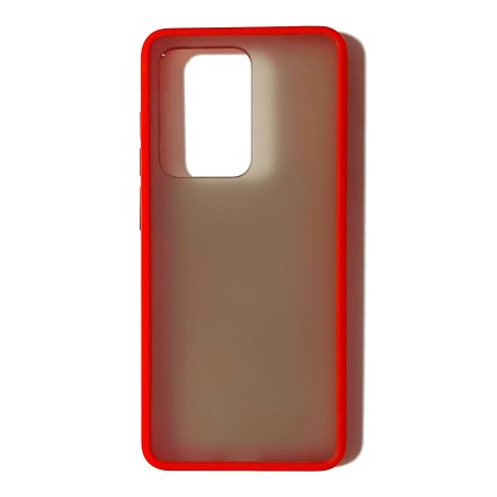 Carcasa Premium Borde Roja Botones Negros Samsung Galaxy S20 Ultra