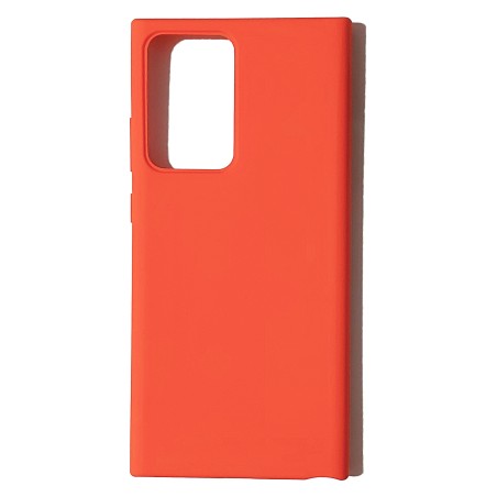 Funda Gel Tacto Silicona Naranja Samsung Galaxy Note20 Ultra