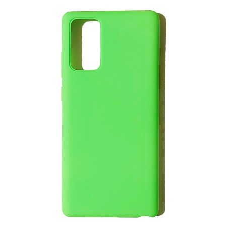 Funda Gel Tacto Silicona Verde Samsung Galaxy Note20