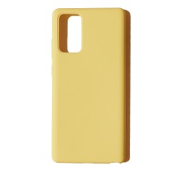 Funda Gel Tacto Silicona Amarilla Samsung Galaxy Note20