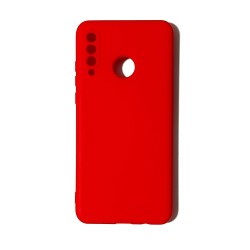 Funda Gel Tacto Silicona Roja1 Huawei P30 Lite