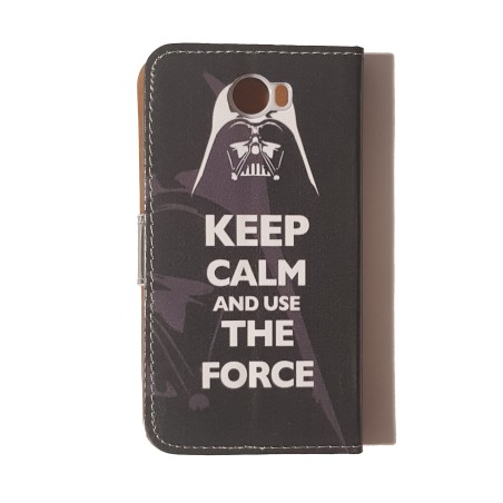 Funda Libro Keep Calm And Use The Force Huawei Y5 II / Y6 II Compact