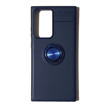 Funda Gel Premium Azul + Anillo Magnético Samsung Galaxy Note20 Ultra