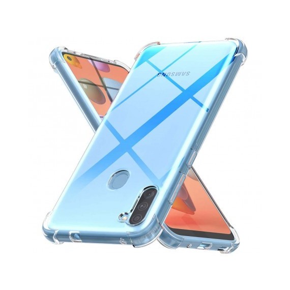 Ordenado Más Cañón Carcasa Reforzada Transparente Samsung Galaxy A11