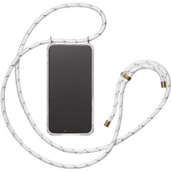 Carcasa Reforzada Transparente + Colgante Blanco iPhone 7 / iPhone 8 / iPhone SE 2020