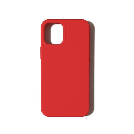 Carcasa Tacto Silicona Roja iPhone 12 Mini