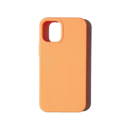 Carcasa Tacto Silicona Naranja iPhone 12 Mini